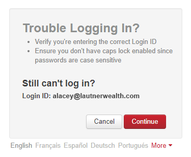 Setting up Your Password