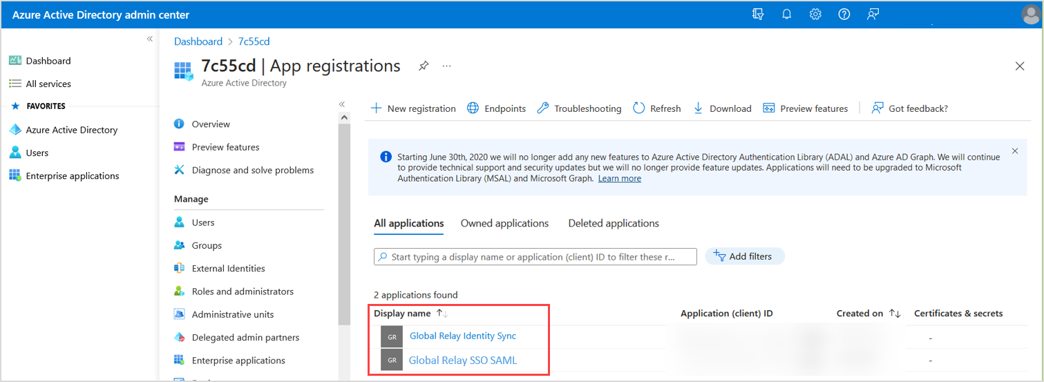Configuring Global Relay for Intune in Microsoft Entra ID