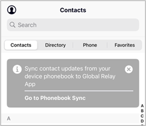 Syncing Contacts with Your Device Phonebook