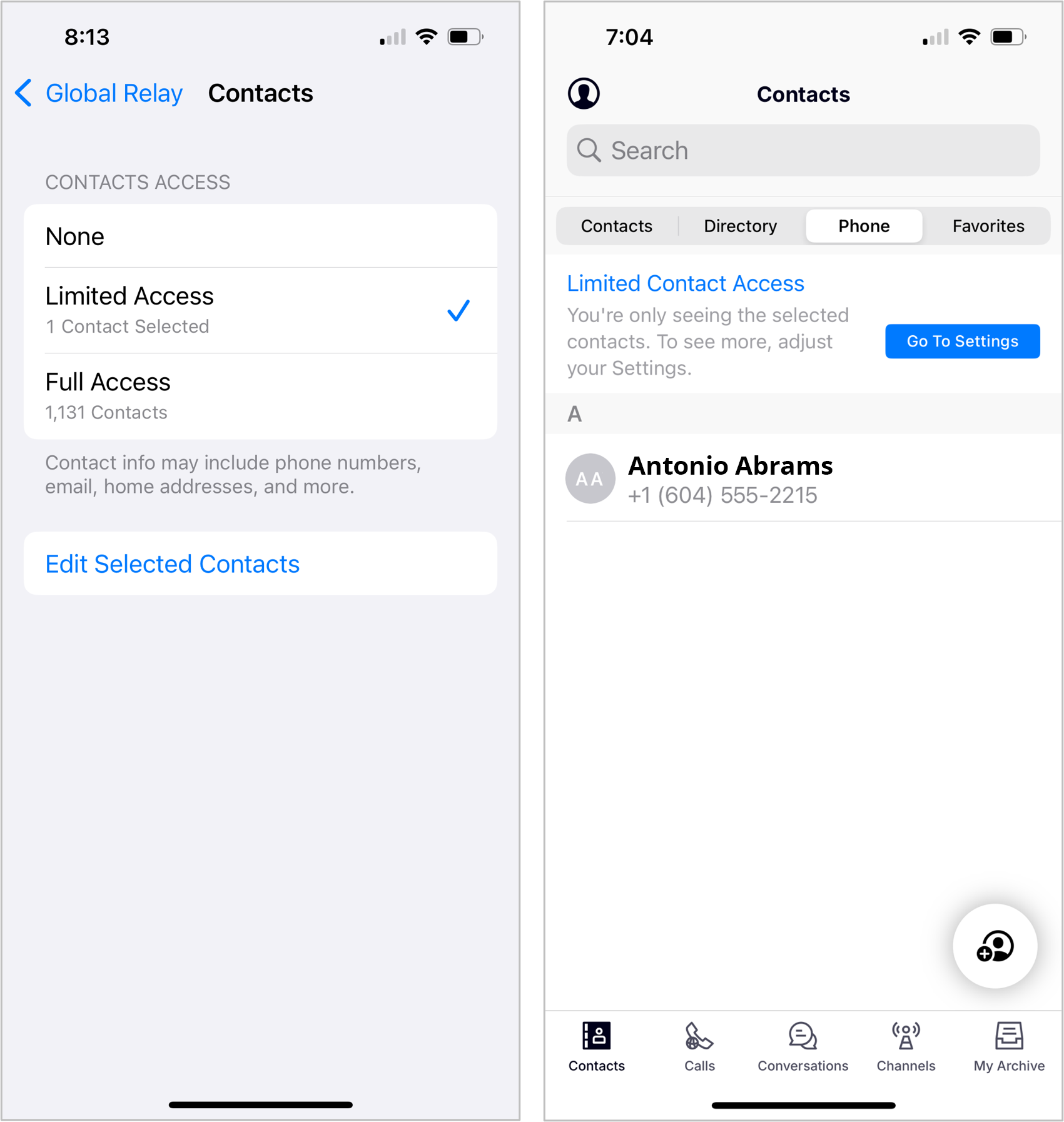 What's New in Global Relay for iOS